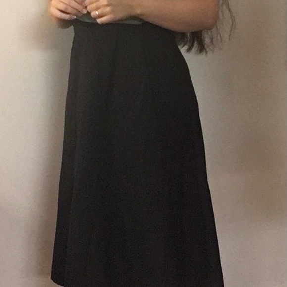 Jacob Charcoal grey lined  A-line gored skirt. Size 9/10 - Picture 4 of 8